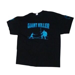 Giant Killer (Faith) Black and Blue 2X T-Shirt Unisex